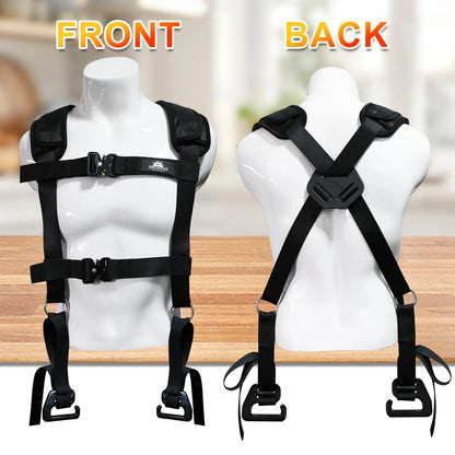 Heavy-Duty Squat Harness Vest for Resistance Bands Adjustable Weighted Training Strap for Full Body Workouts fitness equipment