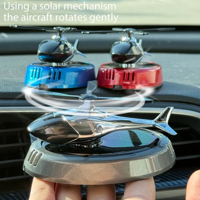 Car Propeller Rotary Perfume Diffuser Car Air Freshener 5ml Decorative Aromatherapy Helicopter Styling Interior Accessories