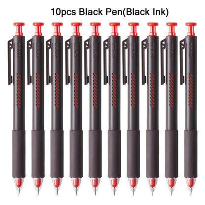 KACO ON ZERO Shake Gel Pen,0.5mm Black Retractable Refillable Ink Pen Smooth Writing ST Nib For Homework,Exam,Signing,Journaling