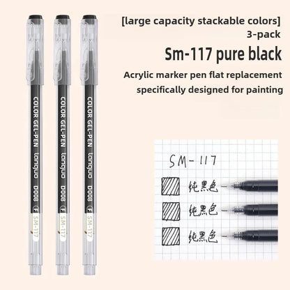 LANGUO Artistic Overlayable Skin Color Gel Pens High-Capacity Journaling for Drawing Replacement School Supplies Stationery