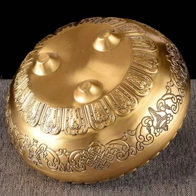 Buddhism Hall Carving Bronze Incense Burner,Eight Auspicious Incense Burner Tibetan Home Sandalwood Stove Altars Buddhist Item