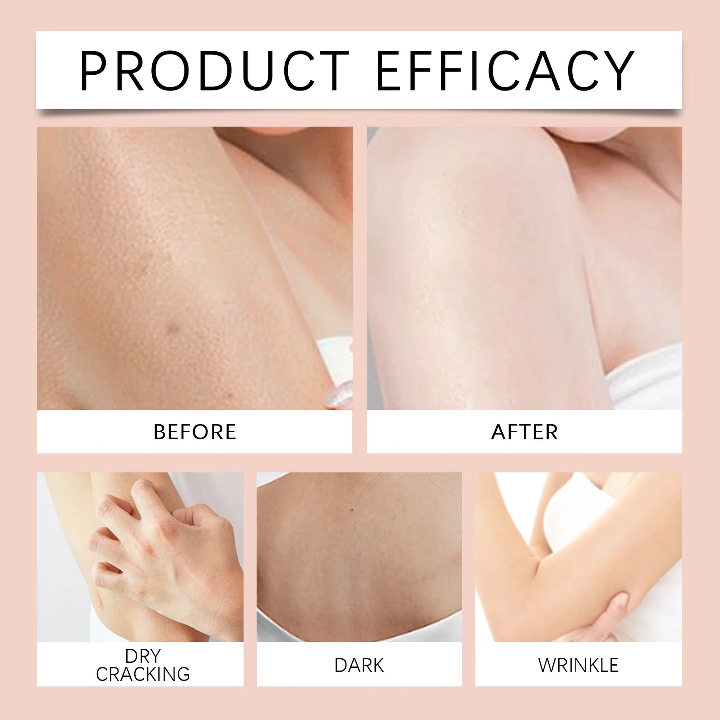 Organic Castor Oil Serum Roller Improve Skin Elasticity Deep Moisturizing Face Body Skin Massage Care Essence 50ml