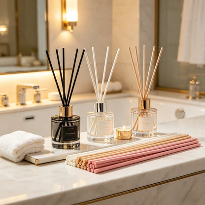 100pcs Black White Diffuser Sticks 3mm 30cm Long  Aromatherapy Diffuser Sticks for Essential Oils Absorption And Dispersion
