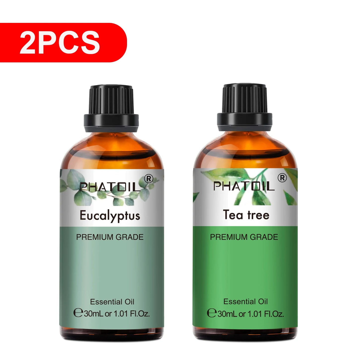 PHATOIL Reed Diffuser Essential Oil For Aromatherapy-30ml Lavender Lemon Eucalyptus Sweet Orange Sandalwood Aroma Essential Oils
