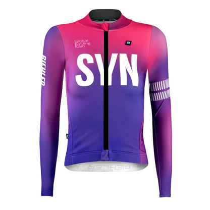 Spring  Autumn Women Long Sleeve Cycling Jersey 2024 SYN Team Race Shirts Polyester Bicycle Clothing Ropa Ciclismo