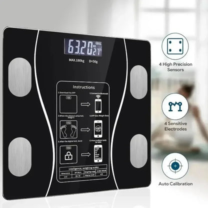 Intelligent body fat scale Weight loss special electronic scale Weight scale Household accurate small body scale Weight