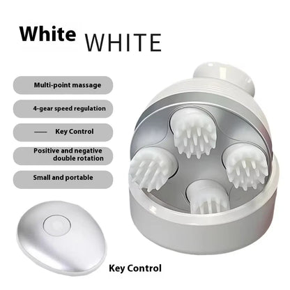 Tuhopeta Scalp Massager 3D Kneading Shiatsu Head Relaxation Device USB Rechargeable Electric Massage with Tension Relief Pets