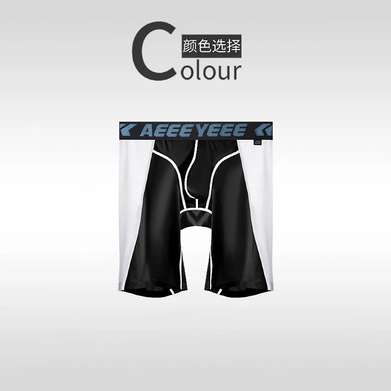 Men's Underwewar Sport Boxers for Fitness Panties Training Cycling Underwear Anti-Chafing Quick Dry Breathable Underpants