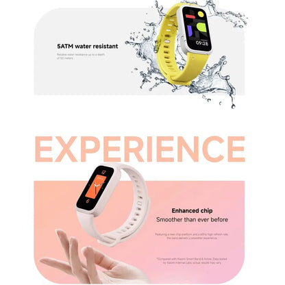 Xiaomi Smart Band 9 Active Global Version 1.47'' TFT Display 5ATM Waterproof Sports Bracelet 18-days Battery Life Mi Fitness