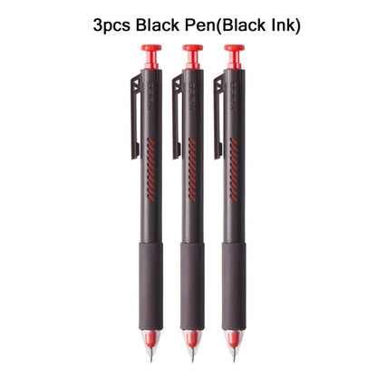 KACO ON ZERO Shake Gel Pen,0.5mm Black Retractable Refillable Ink Pen Smooth Writing ST Nib For Homework,Exam,Signing,Journaling
