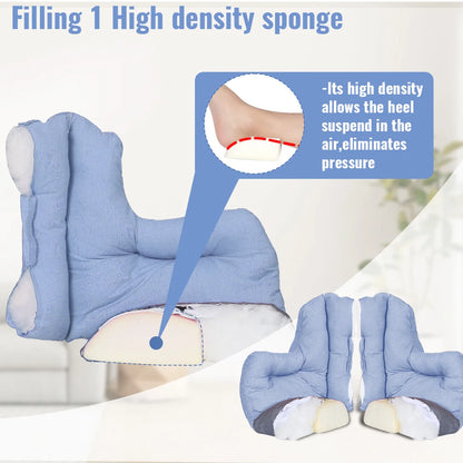 Ehucon Pressure Relief Heel Protector Pillow Prevent Bedsore Cushion Foot Care Pain Healing for Ankle Injuried People