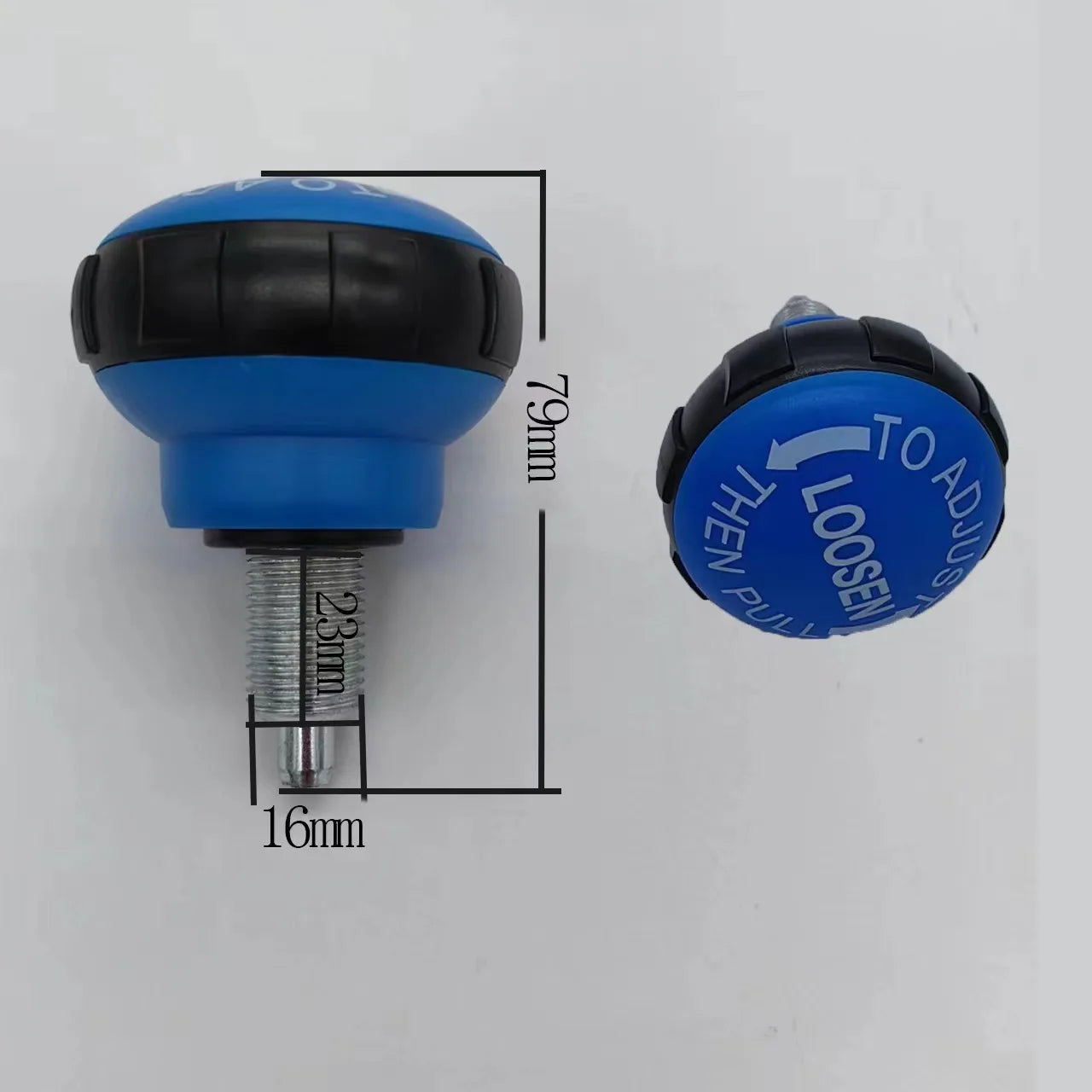 Fitness Bike Pull Pin M16 Equipment Replacement Pull Head Accessory Adjustable Ball Shape Spring Knob for Gym Exercise Bike