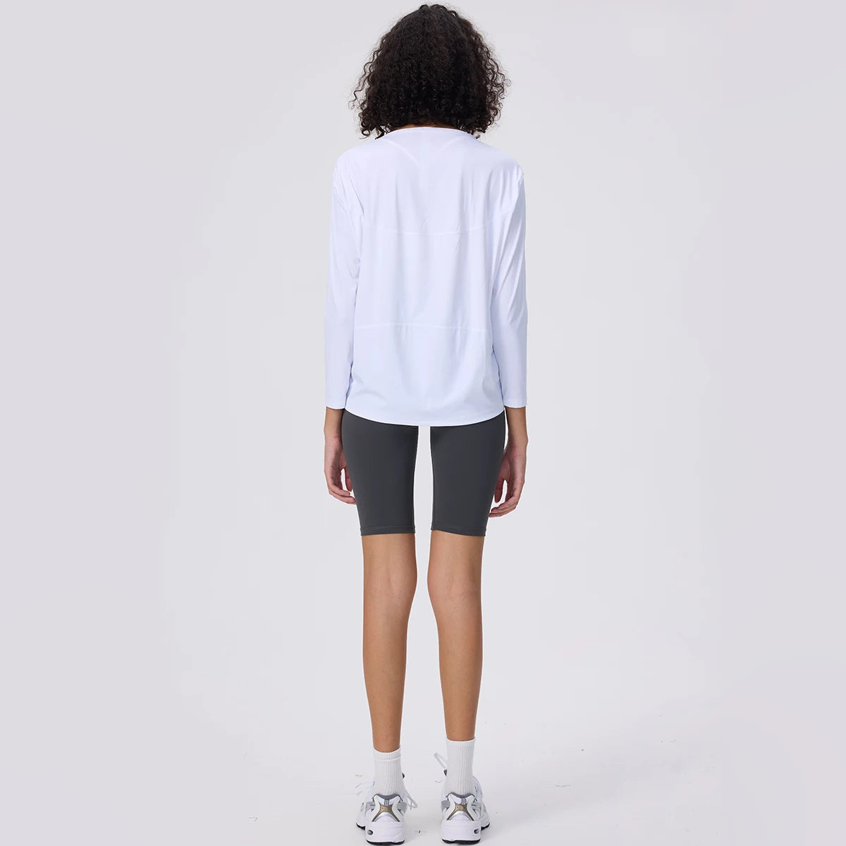 Yoga Long Sleeve Workout Top Running Clothes Physical Shirts & Blouses Top Fitness Loose T-shirt Clothing Sportswear Woman Gym