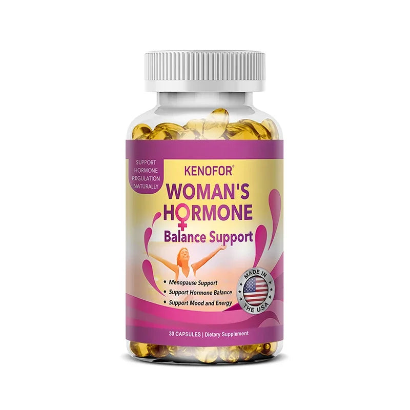 Women’s Menopause Support Supplement, Enhancing Hot Flashes, Night Sweats, Mood Swings & Fatigue, Supports Daily Wellness
