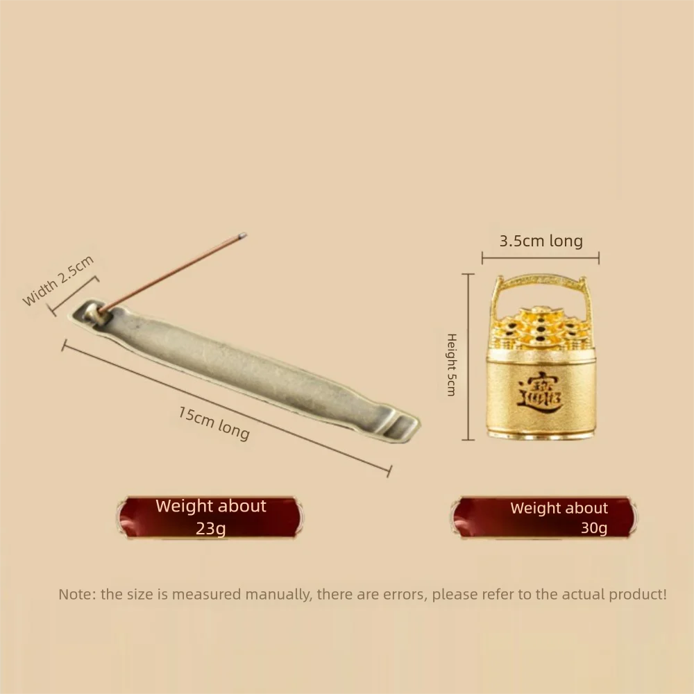 New Hollow Out Incense Burner Metal Classical Elegance Aromatherapy Stove Ancient Style Incense Holder Home Interior Decoration