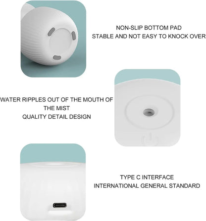 Aroma Diffuser Anti-gravity Water Droplet Reverse Flow Humidifier Essential Oil Mini Aroma Diffuser Lamp Ultrasonic Household