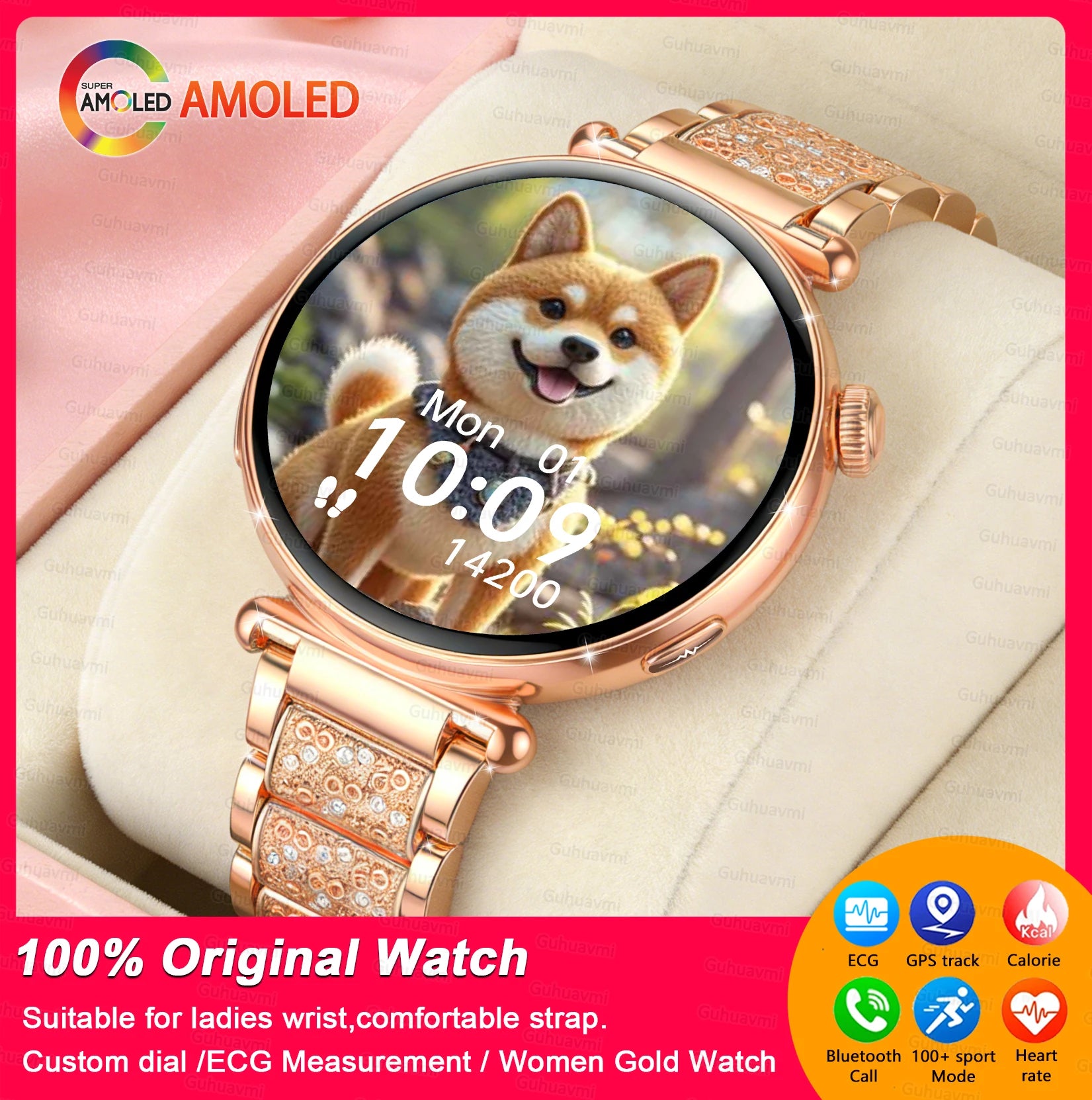 New Smart Watch For Women Gift Full Touch Screen Sports Fitness Watches Bluetooth Calls Digital Female health Smartwatch Ladies