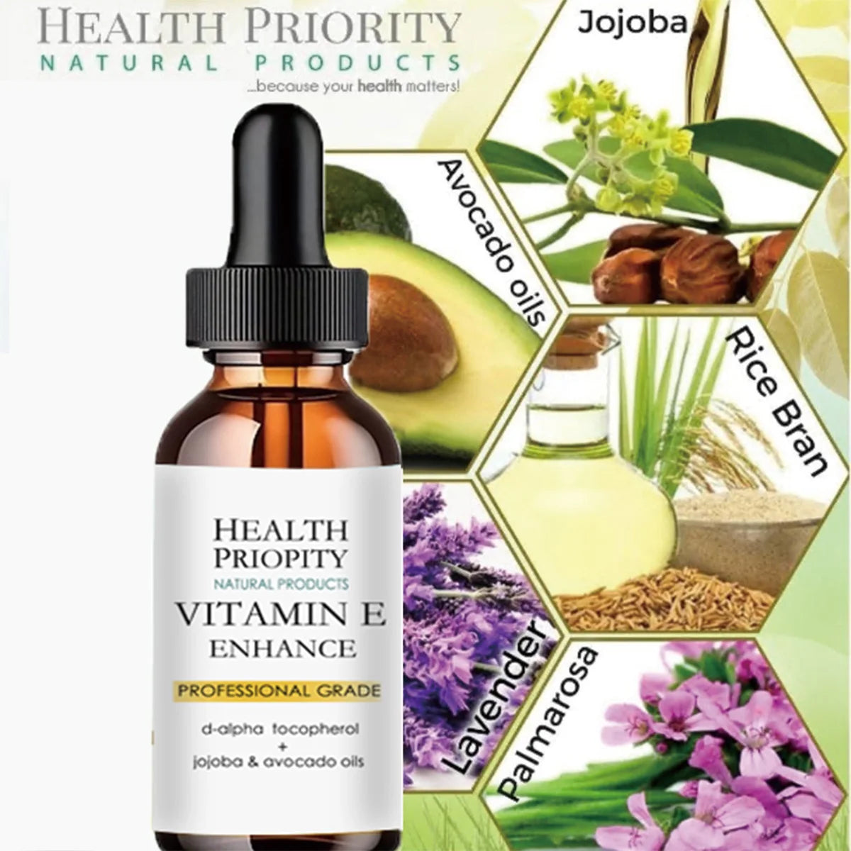 Face Essence Essential OilsVitamin E Skin Oil 100% Nature Face Serum Anti-Wrinkle Moisturizing Tight Whitening Skin Care Essence