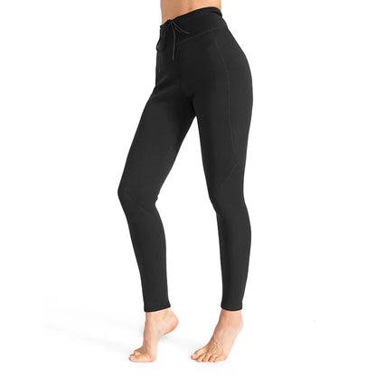 Women's 1.5mm Neoprene Wetsuit Pants Swimming Diving Surfing Slimming Sweaty Yoga Sauna Trunks Snorkeling Water Sports Leggings