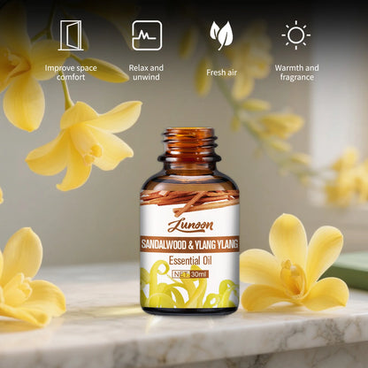 30ml Natural Eucalyptus Essential Oil for Aromatherapy Diffuser, Relieves Stress & Improves Sleep, for Home, Office, Yoga Room