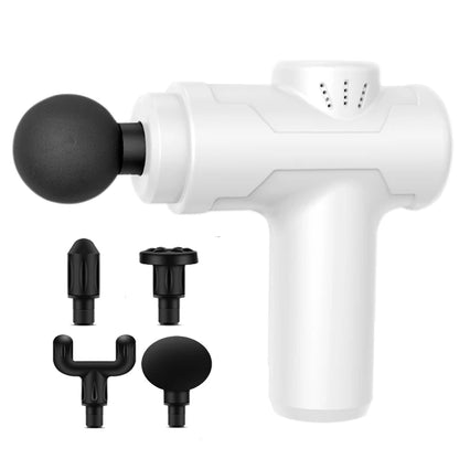 Sports fitness fascia gun 4 kinds of massage head can be changed 6 gear adjustable 6MM deep massage impact mini fascia gun