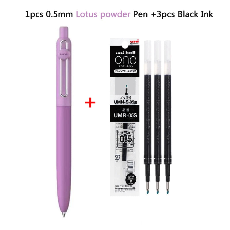 New Uniball Gel Ink Pen 0.5/0.38mm Multiple Colors Rod Smudge-Proof Fine Writing Without Fatigue Notes Journaling Drawing Tools