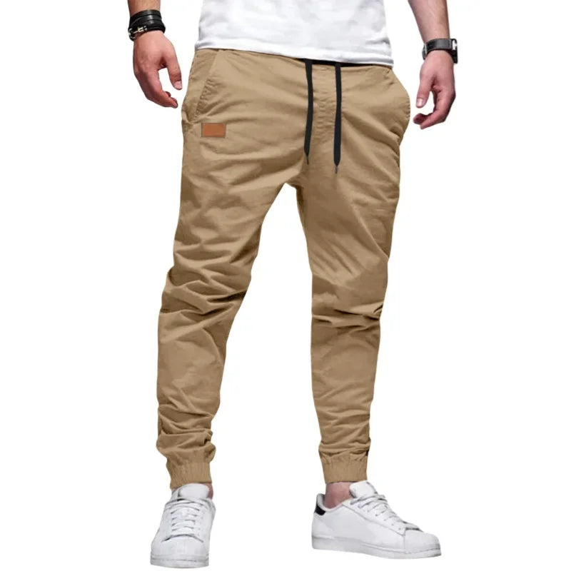 Men Casual Cargo Pants Elastic Sport Jogging Sweatpants Breathable Gym Running Trousers Fitness Joggers Man Clothing Streetwear