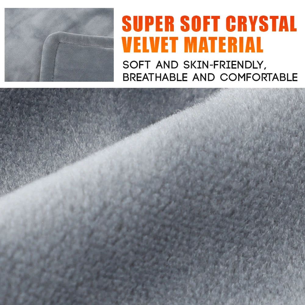 Full Back Heating Pad Washable 10 Temperature Ajustable for Office Car Home Relaxation Winter Thermal Shoulder Shawl Warmer Mat
