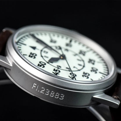 Hruodland F013 Classic Retro Men's Automatic Mechanical Watch Sapphire Stainless Steel Leather Waterproof 10Bar Luminous watch