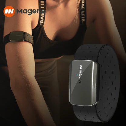 Magene Heart Rate Armband Monitor Dual Mode Bluetooth ANT H803 Sensor Arm Wrist Strap Fitness Heart Tracker Health Exercise