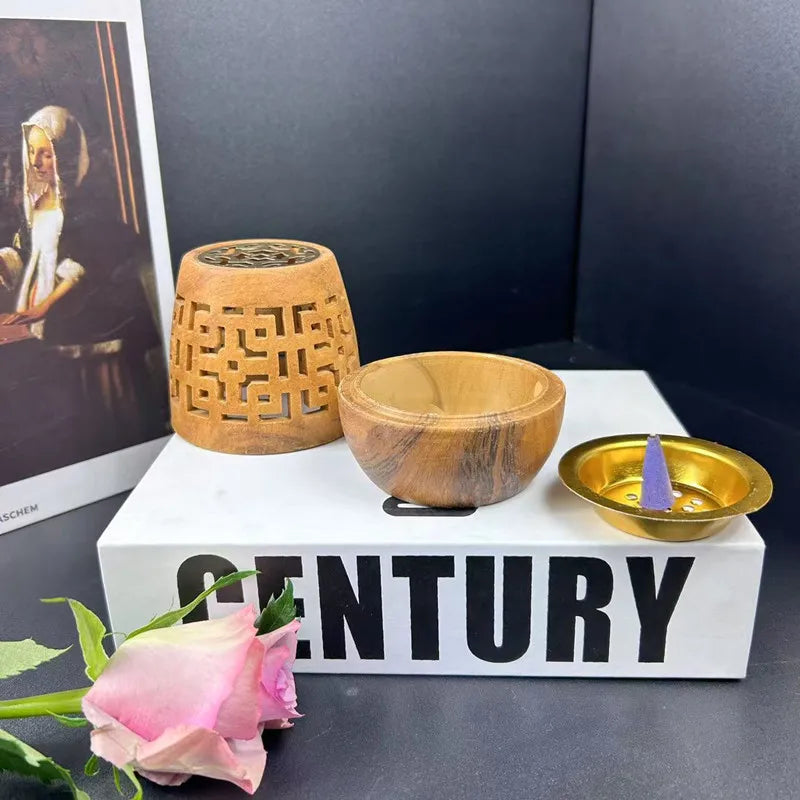 Middle Eastern Aromatherapy Furnace Hollow Shape Incense Burner European Desktop Living Room Decoration Creative Arabic
