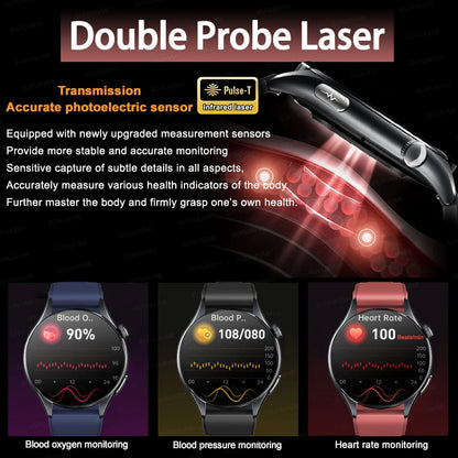 2026 New Smart Watch ECG+PPG Health monitoring Blood pressure UricAcid  Fitness Tracker Clock Sport Call Smartwatch Custom dial