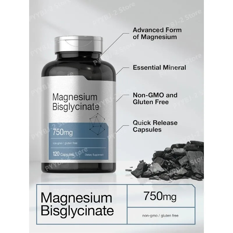 Quercetin Capsule-Magnesium Bisglycinate  Dietary Supplement Non-GMO Daily Health Supplements 750mg | 120 Capsules