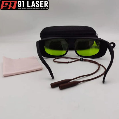 OD7+Laser Safety Glasses For 755nm 780nm 808nm 840nm 907nm 980nm 1064nm 1076nm 1080nm Lasers With Accessories and Certificate