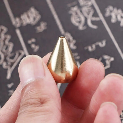 Brass Portable Craft Temples Buddhism Incense Stick Holder Home Decoration Sandalwood Coil Base Incense Base