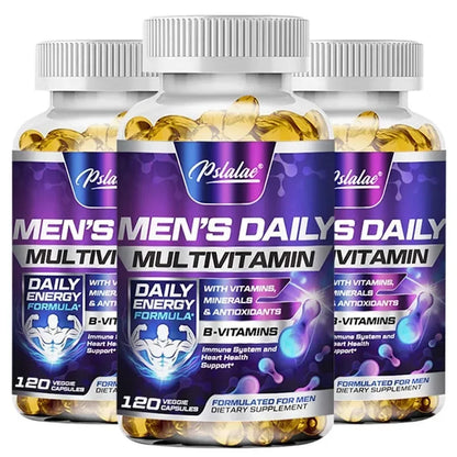 Men's Multivitamin Supplement - Supports Immune Health, Boosts Energy Production, and Improves Vitality and Endurance