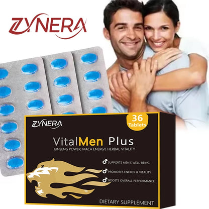 Blue Tablets  Shilajit Ashwagandha & Black Maca & Saw Palmetto Tablets Best Male Supplement