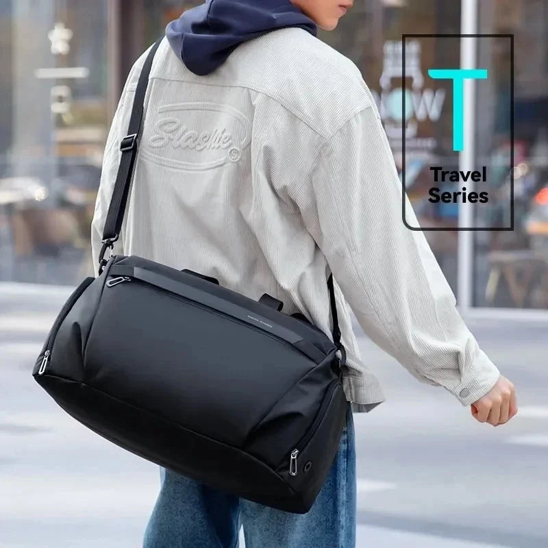 Mark Ryden  One Shoulder Cross Body Travel Bag Luggage Bag High-Capacity Sports Fitness Bag Fashion