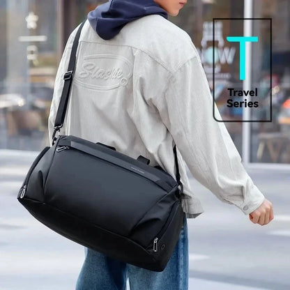 Mark Ryden  One Shoulder Cross Body Travel Bag Luggage Bag High-Capacity Sports Fitness Bag Fashion