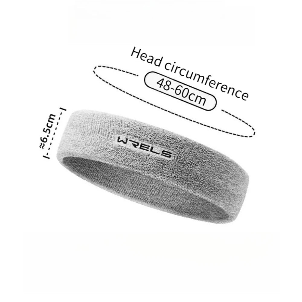 Breathable Headband with Loop Strap for Sports Sweat-Wicking and Moisture-Absorbing for Badminton Running Fitness Basketball