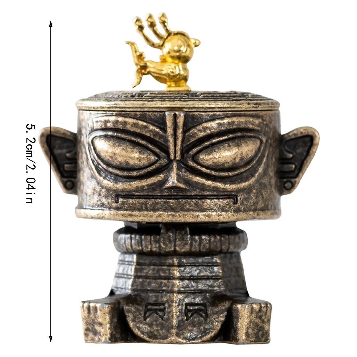1PCS Incense Burner Antique Style Incense Burner Air Purification Gifts Wishing Aladdin Lamp Metal Home Fragrance Home Decor