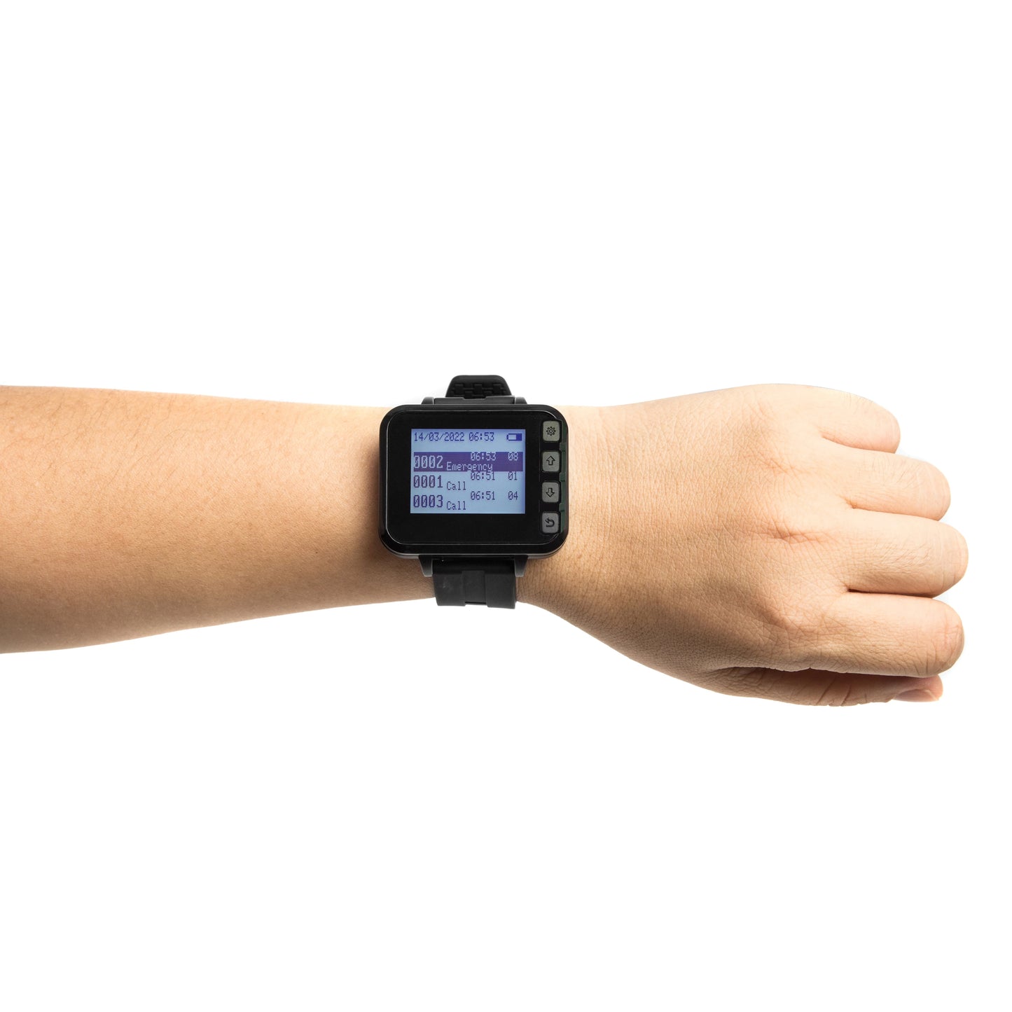Ycall Wireless Wrist Watch Receiver Clock Hour Bracelet Restaurant Pager Waiter Calling System For Cafe Bar Hotel Club (1 Piece)
