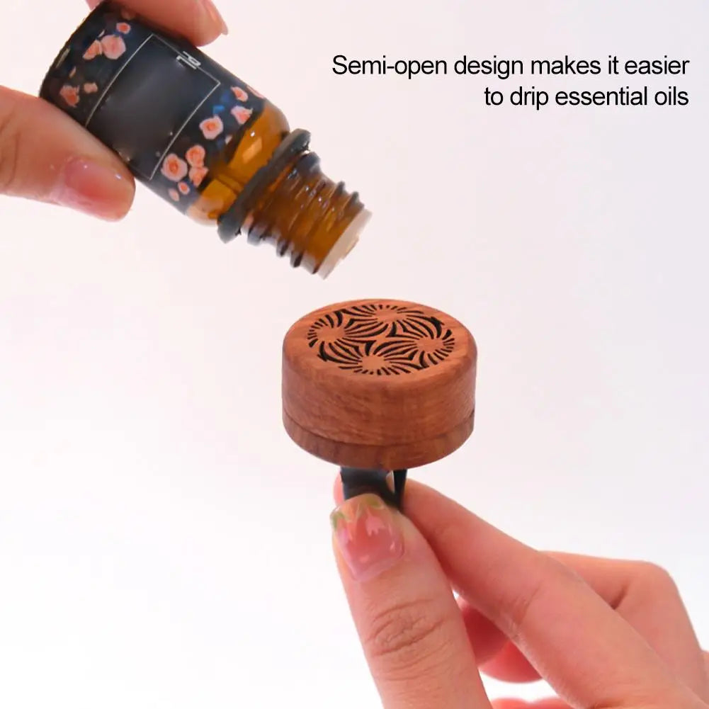Wooden Car Air Freshener Vent Clip Aromatherapy Essential Oil Diffuser For Car Auto Interior Decor