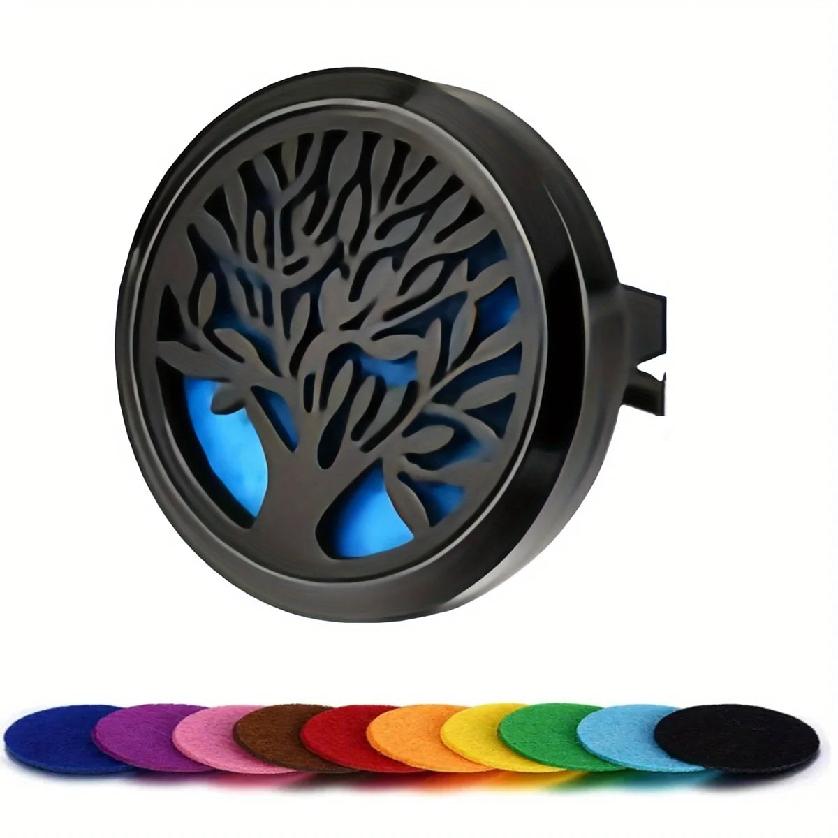 Car Diffusers, 1 PC car air vent diffuser clip (does not include fragrance chemicals) with 10 PCS pads，car AC vent interior