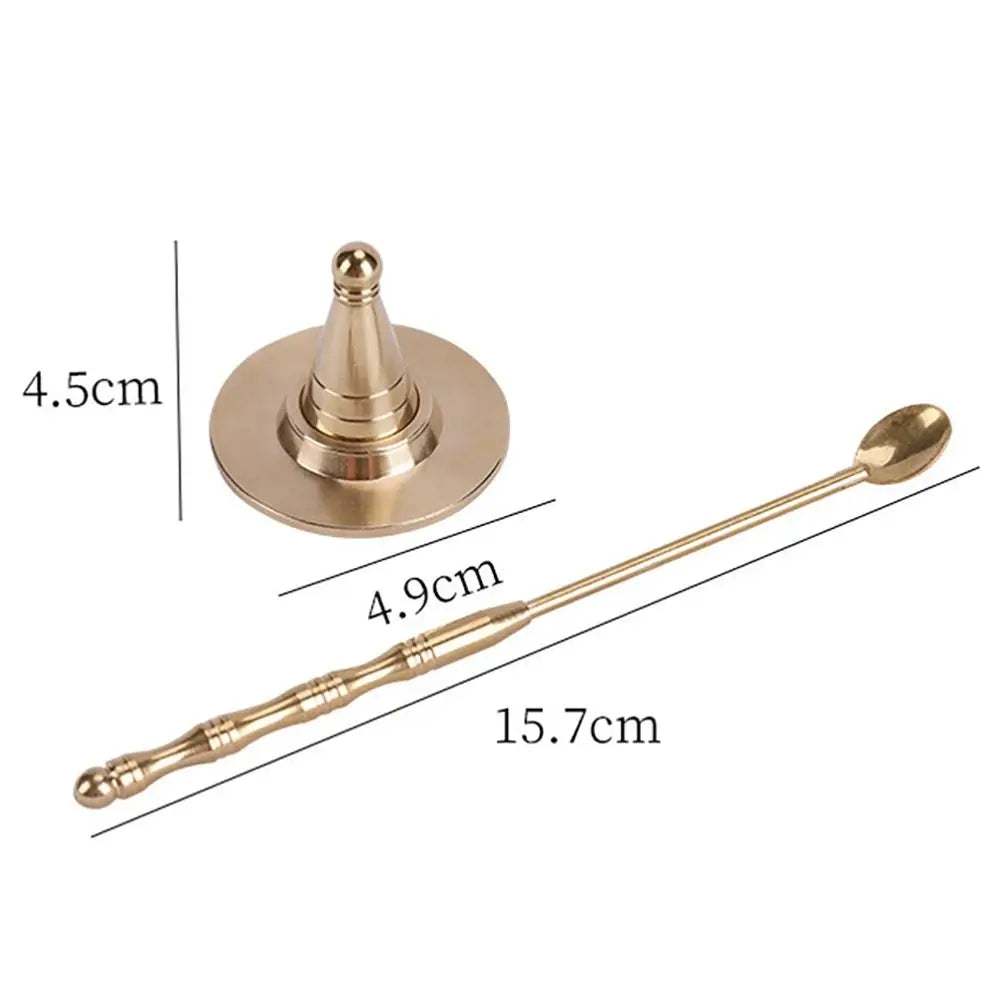 Pure Copper Incense Burner Chinese Ancient Style DIY Incense Cones Retro Brass Censer Incense Tools Moulds