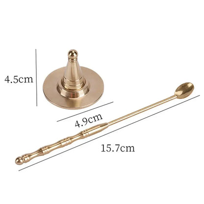 Pure Copper Incense Burner Chinese Ancient Style DIY Incense Cones Retro Brass Censer Incense Tools Moulds