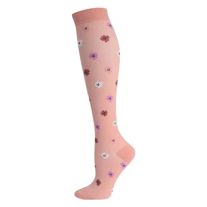 Compression Socks Sports Outdoor Running Jump Rope Yoga UNISEX Calf Pressure Socks Stockings Compress Nylon