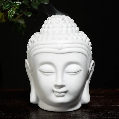 Ceramic Head Aromatherapy Burner Indoor Household Essential Oil Special Incense Burner Handicraft Home Ornament Decoration