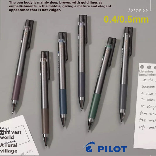 PILOT Vintage Juice Up Retractable Gel Pen Limited ST Tip Low Gravity Smooth Writing Useful Colored Journaling Note-taking Tools