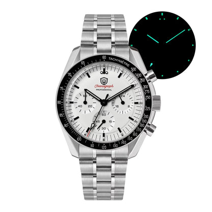 New Mechanical Quartz Watches VK63 Chronograph Sports Watches Bubble Sapphire Ar Waterproof Luminous Watches